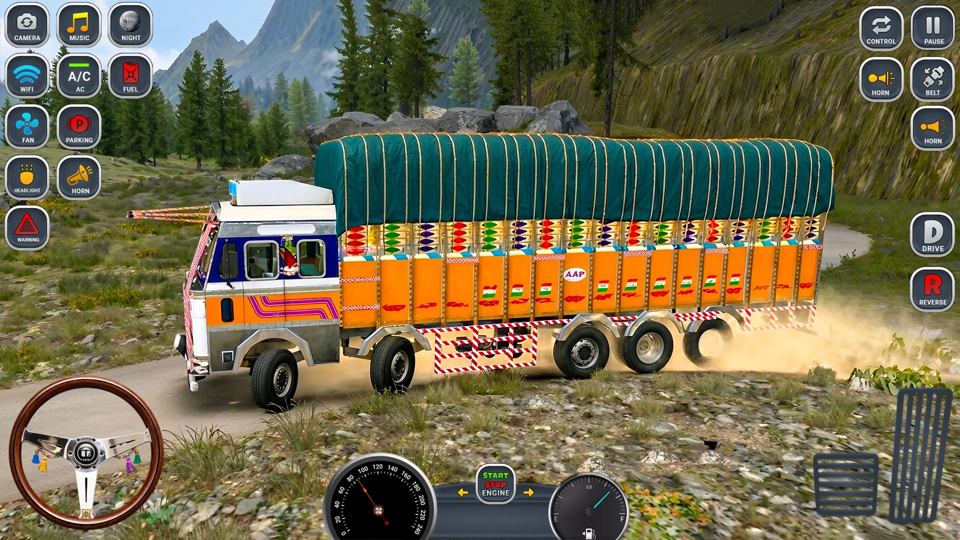 Indian Truck Offroad Cargo 3D screenshot
