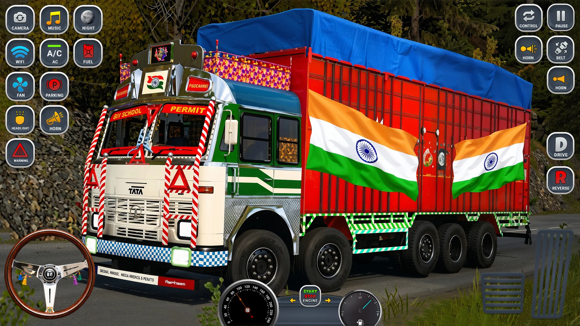 Indian Truck Offroad Cargo 3D screenshot
