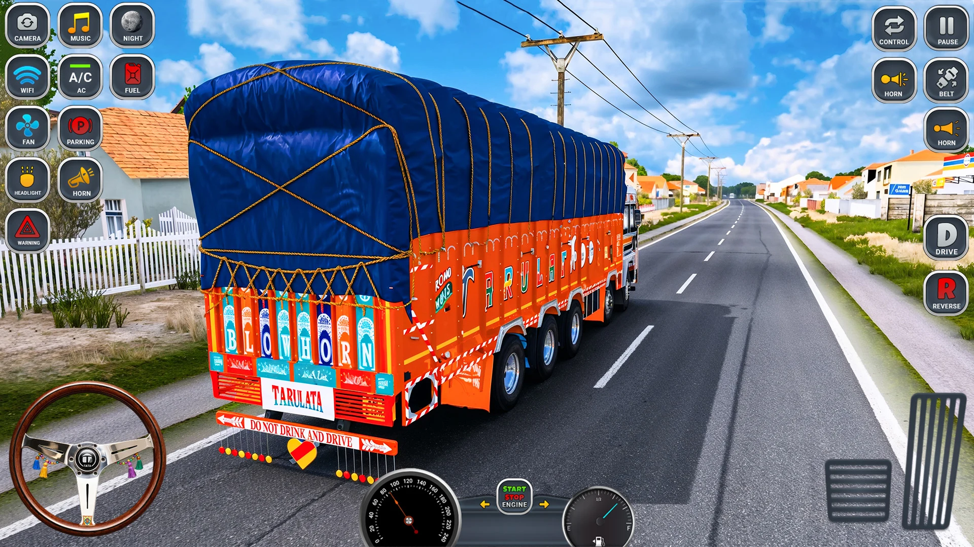 Indian Truck Offroad Cargo 3D screenshot
